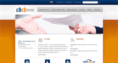Desktop Screenshot of cbcb.cz