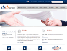Tablet Screenshot of cbcb.cz